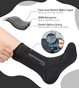 Summshall 3mm Neoprene Socks Waterproof Anti Slip Warmth for Diving Snorkeling view 5