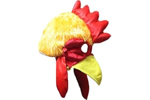 Petitebella Orange Chicken Hat Unisex Costume Free Size