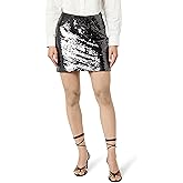 The Drop Womens Flora Sequin Mini Skirt