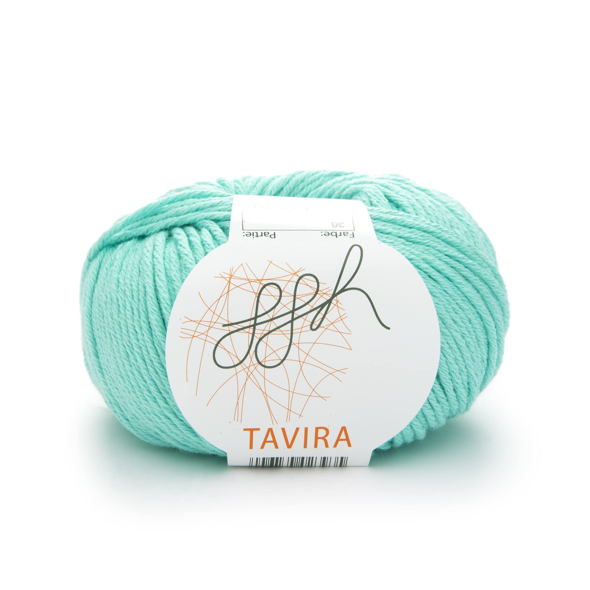 GGH Tavira | Thick cotton for knitting and crochet - suitable as pot flap yarn - 50g ball | Colour 036 - Helles Aquamarin — image 1