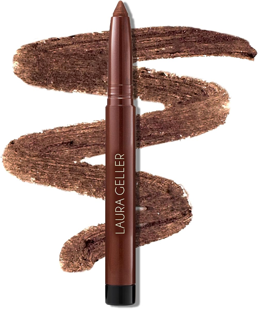 Laura Geller Longwear Kohl Kajal Eyeliner Pencil Dark Brown with Builtin