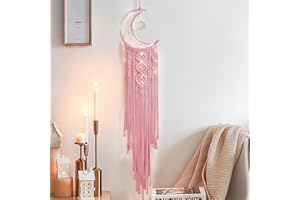 HSDCGET Dream Catchers for Adults Girls Boys, Handmade Boho Hanging Wall Decor for Bedroom Living Room Nursery, Teen Girl Gifts, Gifts for Women, Gifts for Christmas/Thanksgiving Day/Party (Pink)