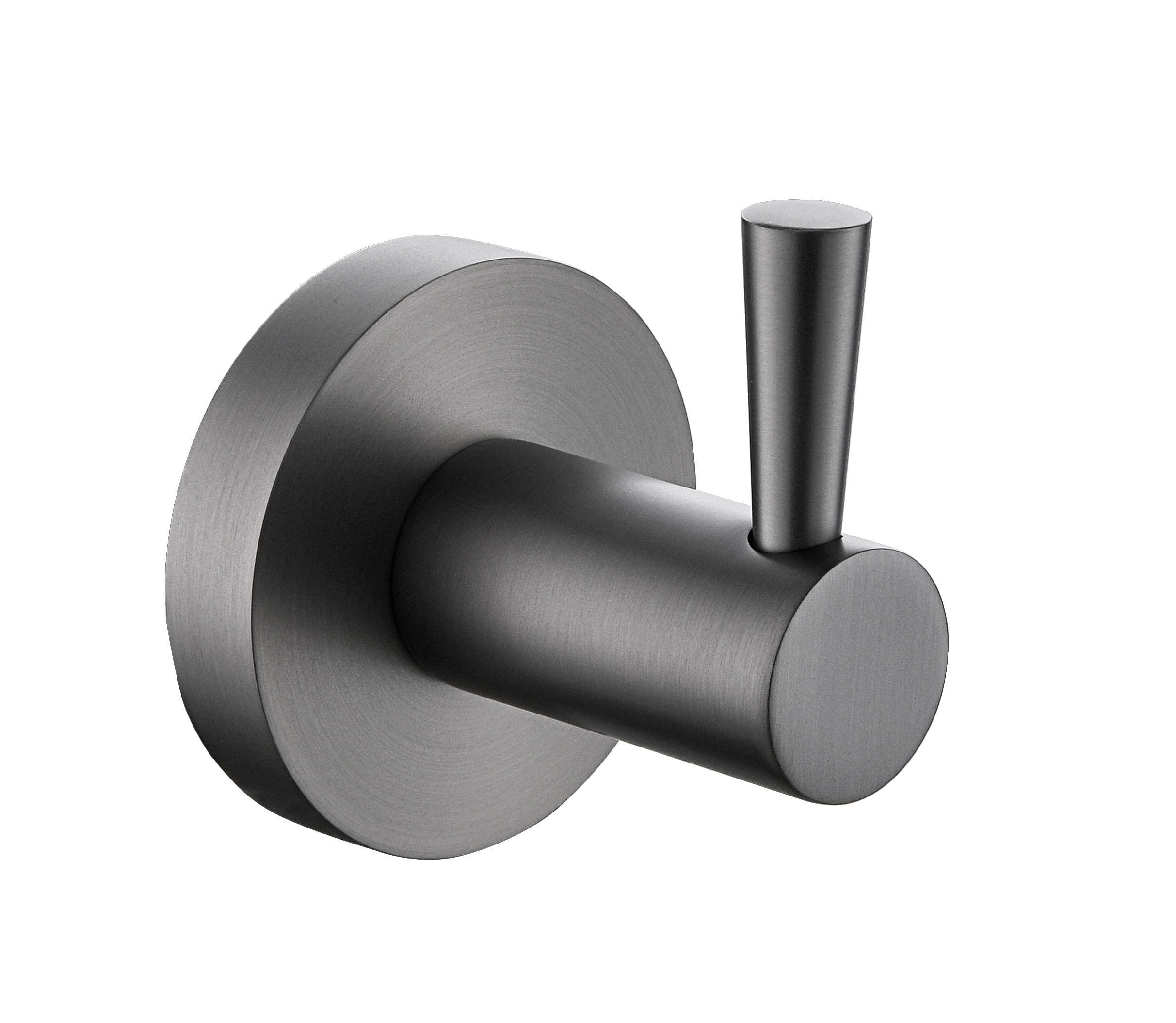 Bristan Round Hook Gun Metal Grey