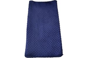 DONOMILO Changing Pad Cover Super Soft Dots Skin-Friendly Breathable Wipeable Changing Table Sheets for Baby Boy and Baby Girl (Estate Blue)