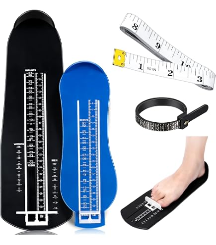 Easy Foot Ruler Accurate Foot Length Measurer Shoe Measuring Ruler Shoe Size Measuring ...