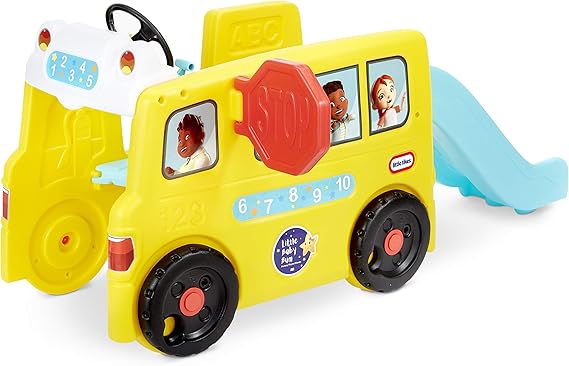 school bus slide toy