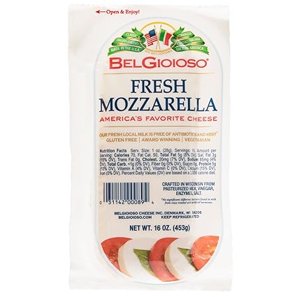 Belgioioso Fresh Mozzarella Log 1 Lb