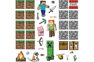 RoomMates Minecraft Blocks Build Your Own Wall Decals, RMK5581SCS