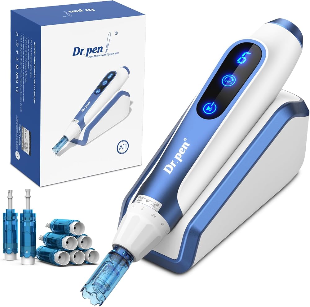 Dr Pen A11 Microneedling Pen for Home Use | Microneedling Derma Roller Pen for Men and Women | Micro Needle Roller Pen Skinca