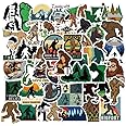 50 Pcs Bigfoot Stickers| Sasquatch Waterproof Vinyl Stickers for Water Bottles Laptop Refrigerator Luggage Computer Mobile Phone Skateboard Decals