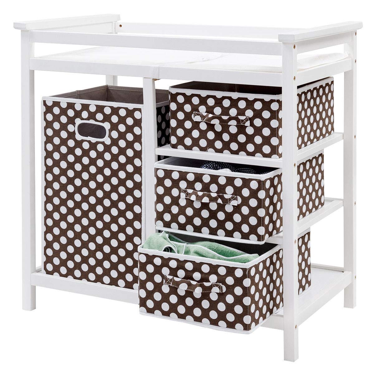 changing table with hamper
