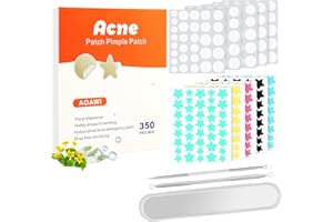 AOAWI Acne Pimple and blackheads Remover Hydrocolloid patches, 350pcs Holiday colour Star and UltraThin Clear Stickers for Zits, Pimples, Acne,with Salicylic Acid, Tea Tree Oil, Centella acne stick set