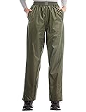 iCreek Women's Rain Pants Waterproof Hiking Pants