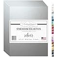 Cardstock Warehouse Stardream Silver Cardstock Paper - 25 Sheets, 8.5 x 11" – 105 lb / 284 GSM Premium Metallic Silver Card Stock for High-end Printing, Card Making, Die-cutting & DIY Projects