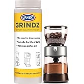 Urnex Grindz Professional Coffee Grinder Cleaning Tablets - 430 Grams - All Natural Food Safe Gluten Free - Cleans Burr and Casing - Help Extend Life of Your Grinder
