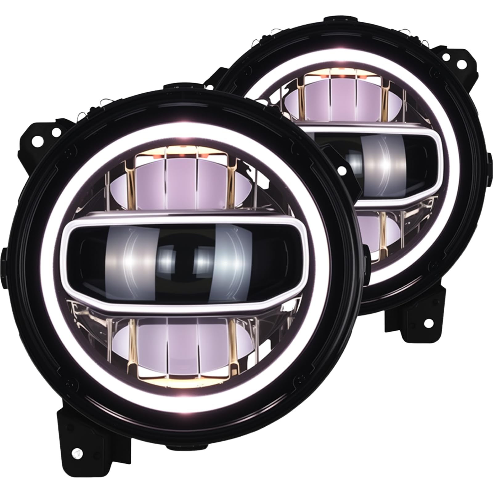 Photo 1 of DOT Approved 9 Inch Round LED Headlights Replacement for 2018-2025 Jeep Wrangler JL JLU Unlimited Gladiator JT Accessories Sealed Beam Front Head Light Lamp Bulb