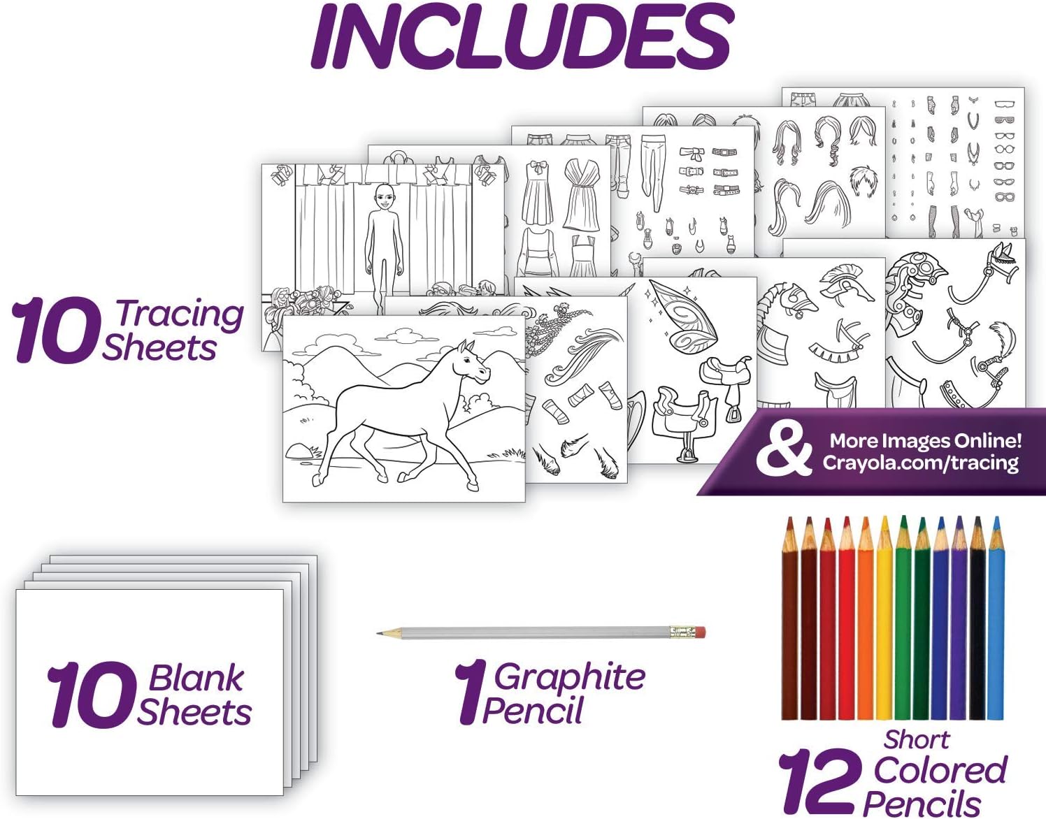 Crayola Light Up Tracing Pad Pink, Toys for Kids, Gift for Girls & Boys, Age 6+: Toys & Games