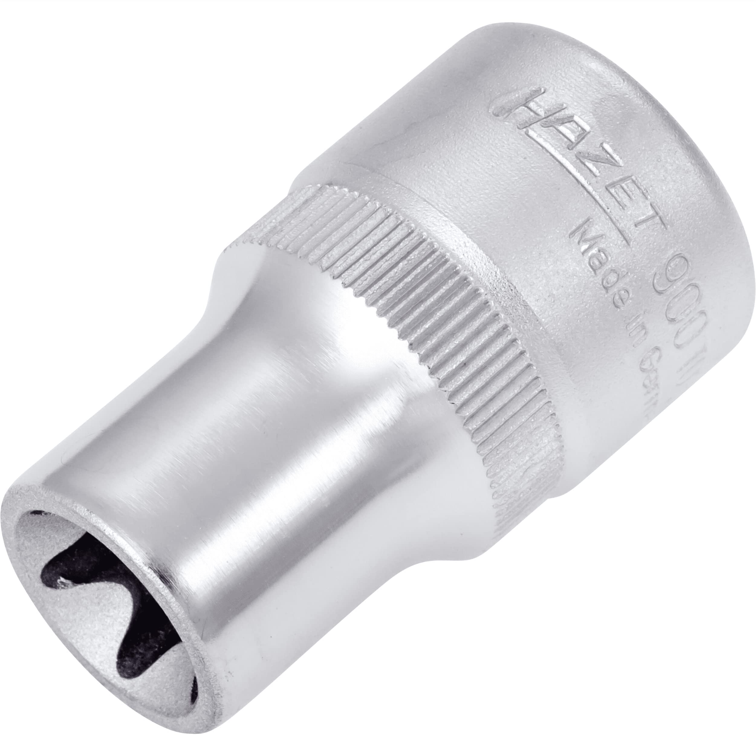 HAZET 900-E14 38 mm E 14 Torx Profile Socket - Chrome-Plated/Polished