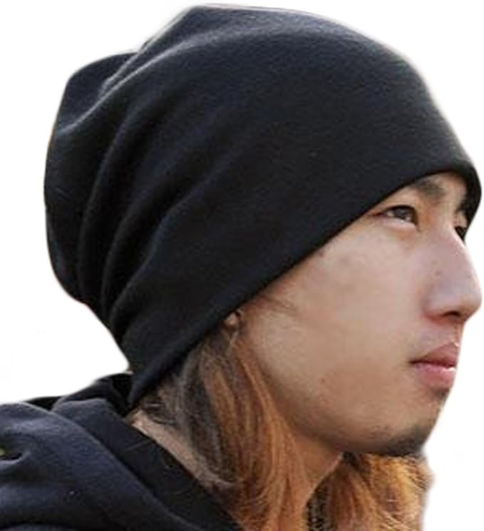 Amazon Miao Yw1141 メンズ 帽子 ニット帽 ワッチ キャップ コットン ゆったり 大きめ くしゅくしゅ レディース 男女兼用 フリーサイズ 伸縮 小顔効果 美シルエット ブラック ニット 通販