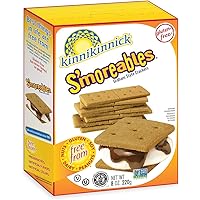 Kinnikinnick S'moreables Gluten Free Graham Style Crackers, 8oz/220g (Pack of 6)