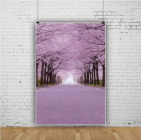 Amazon Qinunipoto 1 5m X 2 1m 桜 ストリート 春 写真背景 ピンク 桜 花の木 花大通り 写真の背景 結婚式 休日 Osplay背景 子供撮影 誕生日 記念写真 パーティー背景 写真 撮影用 壁飾り 赤ちゃんの写真 新生児記念写真 肖像画 写真スタジオ フォトブース小道具