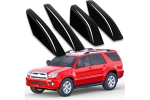 GOHOLY Car Roof Rack End Caps Compatible with Toyota 4Runner 4WD N210 2003 2004 2005 2006 2007 2008 2009 Roof Rack Cover Roof Rail End Cap Shell Protection Roof Rack Accessories