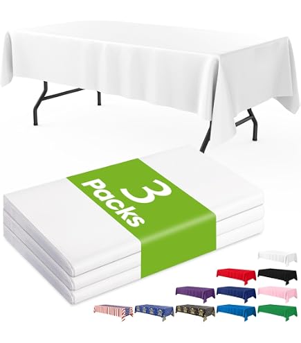 Wasserdichte Tischdecke Rot Partyulyja Einweg-Tischdecken – 3er-Set Runde Tischdecken In Rot – PEVA-Material Wasserdicht & ölbeständig – 213 Cm – Ideal Für Geburtstage, Hochzeiten, Grillpartys & Mehr