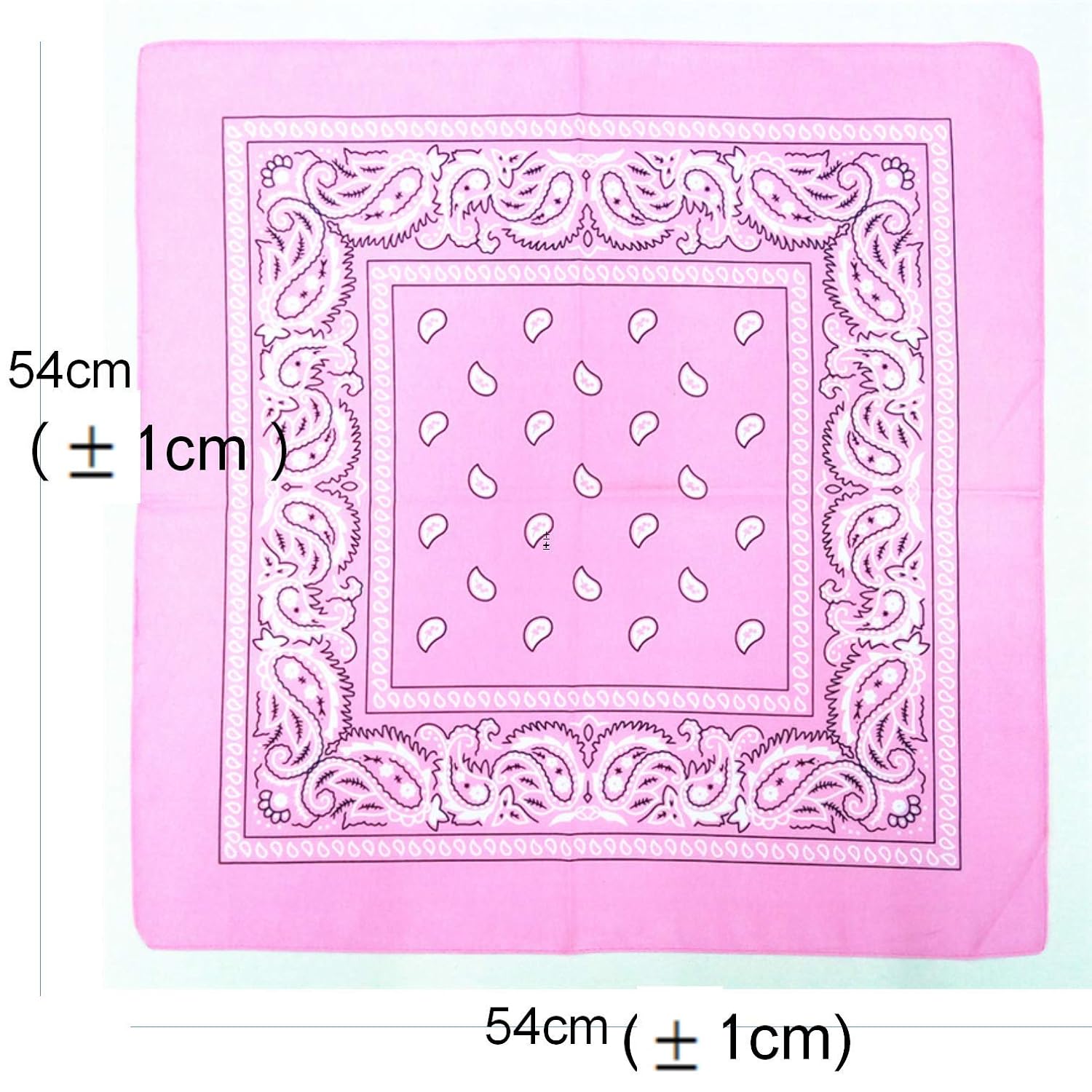 Bandana for Women & Men 12 Pack 100% Cotton Paisley Headbands Cowboy Bandana Balaclavas, Square Scarf Ideal For Hip-Hop Cycling Handkerchief DIY Face Scarf and Suitable for Dogs: Beauty