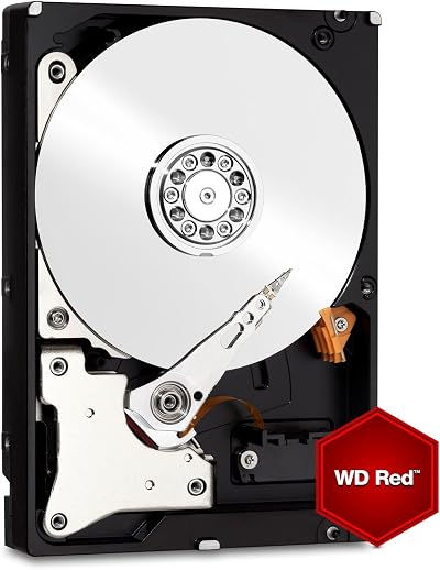 WD Red 5TB NAS Hard Drive 3.5 Inch SATA 6Gb/s 64MB Cache Intellipower
