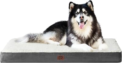 EHEYCIGA Orthopedic Extra Large Dog Bed Mattress 127x91x10cm White