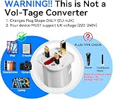 VGUARD European to UK Plug Adaptor 13A Fuse Schuko to UK 3-Pin Travel view 3