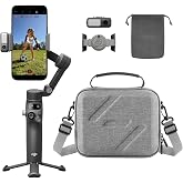 DJI Osmo Mobile 8 + Bag, AI Native Tracking | Gimbal Stabilizer for phone, Audio &amp; Lighting, 360&deg; Pan Rotation, Built-in Extension Rod &amp; Tripod
