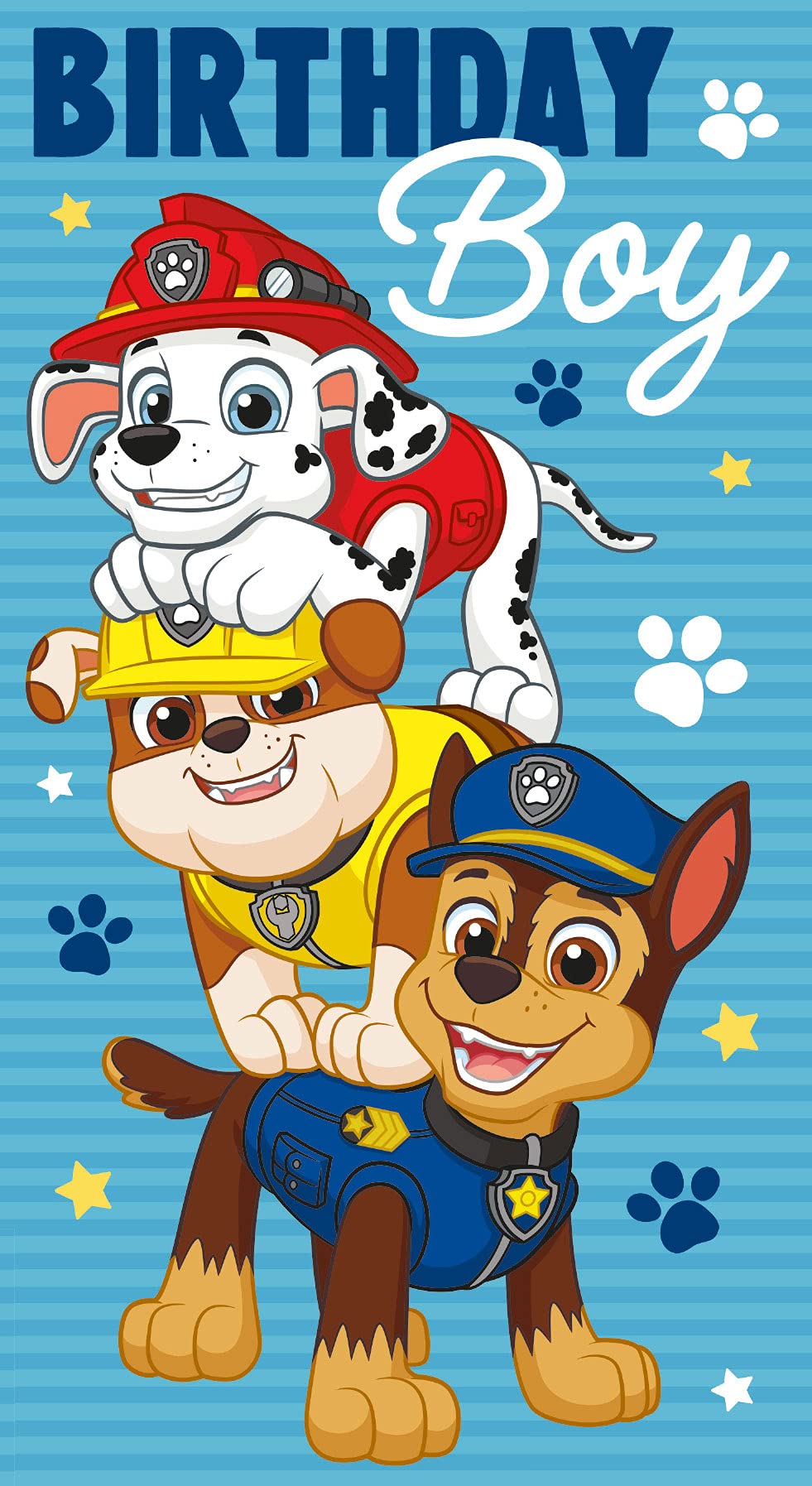 Paw Patrol Birthday Boy Birthday Card