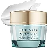 Estée Lauder NightWear Plus Anti-Oxidant Night Detox Cream Face Moisturizer for Anti Aging, 1.7 Ounce
