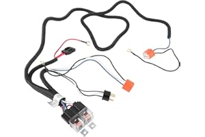 Brighter Headlights Relay Wiring Harness Kit 2pcs Lights Port, Increase Car Headlight Brightness by 30% (12v2 Light)