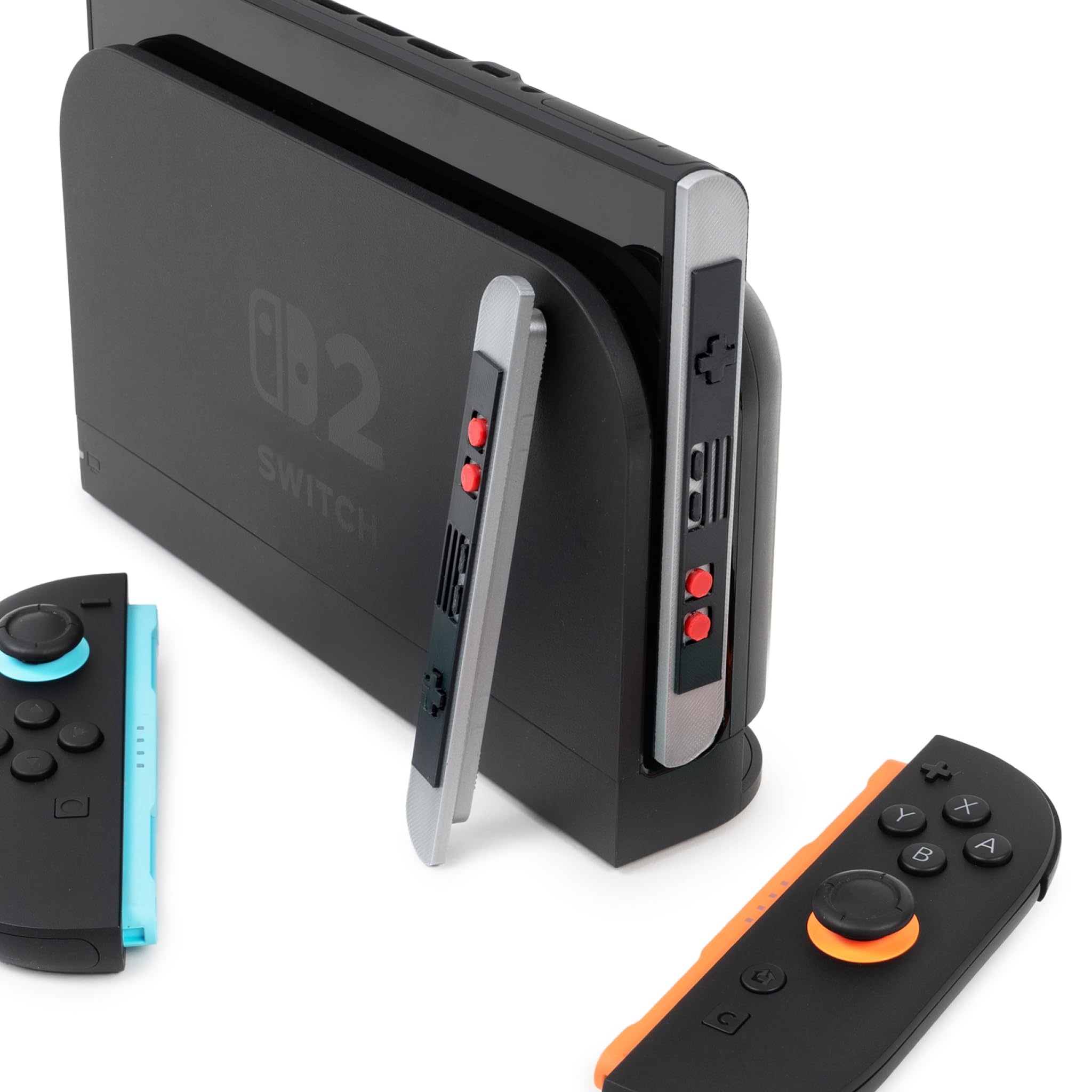 JoyCon Magnetic Dust Cover Compatible With Nintendo Switch 2 – Protective Port Covers, Dust Guard (Set of 2) (Retro)