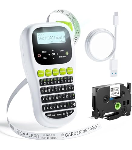 Amazon.com: Vixic Label Maker Tape Clear TZ 12mm 0.47 Inch