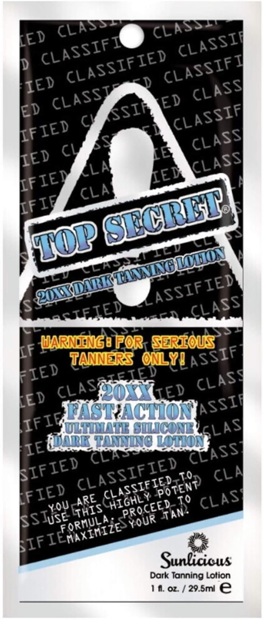 Synergy Tan Top Secret Tanning Accelerator Sachet 29.5ml Advanced Dark Lotion