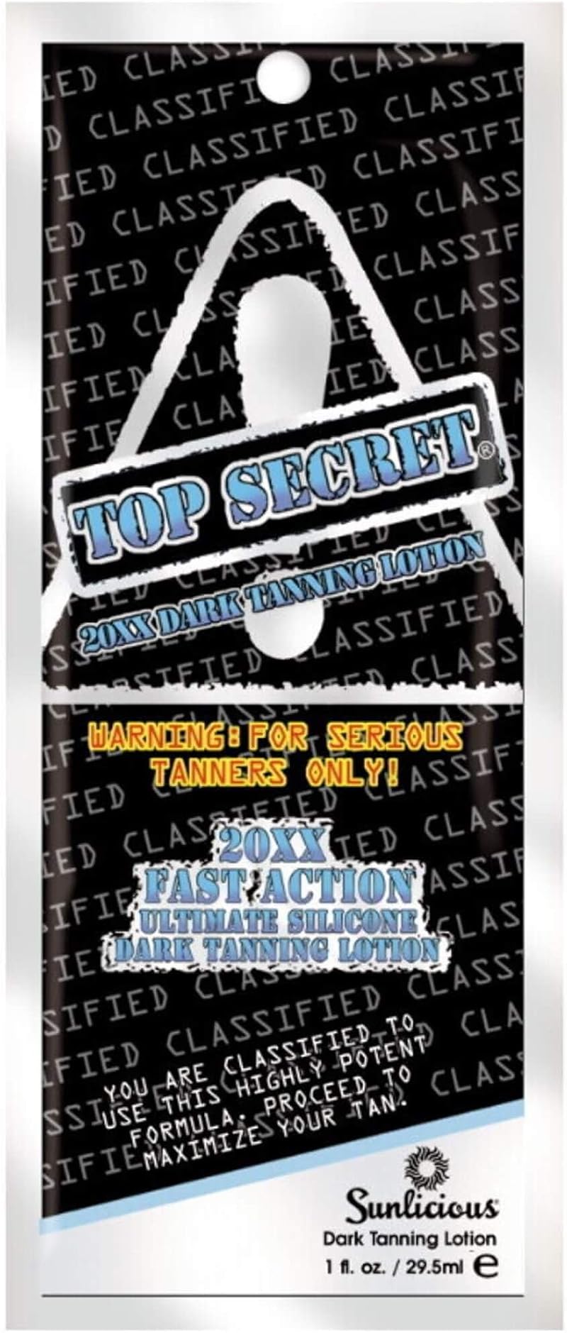 Synergy Tan Top Secret Tanning Accelerator Sachet 29.5ml Advanced Dark Lotion