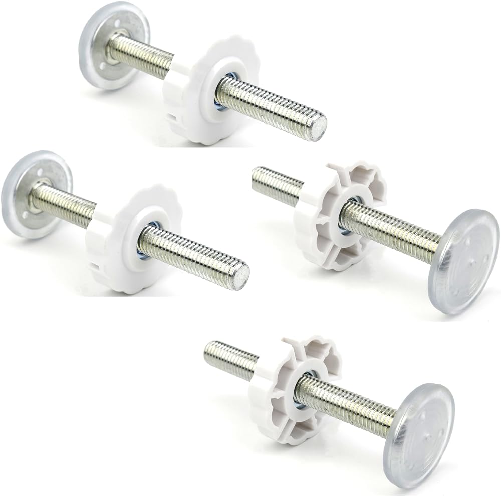 SZWLJ Stair Gate Pressure Fit Spares Set 4 Pack 10 cm White M10