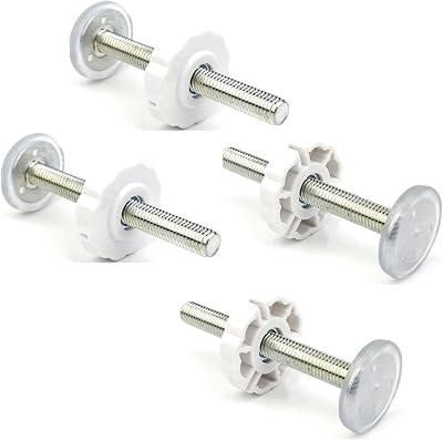 SZWLJ Stair Gate Pressure Fit Spares Set 4 Pack 10 cm White M10