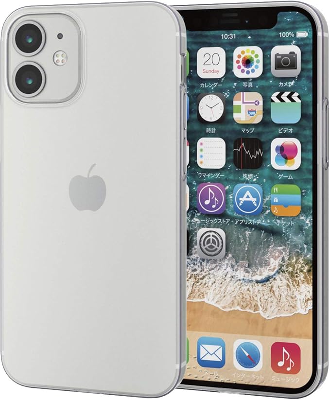 Amazon エレコム Iphone 12 Mini ケース Qi充電対応 ソフト 薄型 クリア Pm 0aucucr エレコム 家電 カメラ