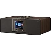 Sangean WFR-32 7-Watt Stereo Wood Cabinet Wi-Fi Internet Radio Media Center with Bluetooth Brown