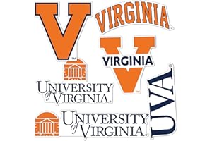 Desert Cactus University of Virginia Sticker Cavaliers UVA Wahoosr Vinyl Decals Laptop Water Bottle Car Scrapbook Sheet T2 (Type 2-4)