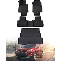Amazon.com: All Weather Full Set Rubber Floor Mats for Toyota Rav4 ...