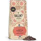 Balzac’s Coffee Roasters - Espresso Blend | Fairtrade Organic | 100% Arabica Whole Bean Coffee | Medium Roast | Velvety & Smo