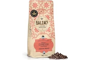 Balzac’s Coffee Roasters - Espresso Blend | Fairtrade Organic | 100% Arabica Whole Bean Coffee | Medium Roast | Velvety & Smo