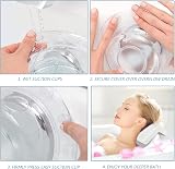 GreeSuit Bathtub Overflow Drain Cover for Deep Baths - Suction Cup Plug view 5