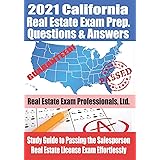2020 California Real Estate Exam Prep Questions Answers Study Guide To Passing The Salesperson Real Estate License Exam Effortlessly Real Estate Exam Professionals Ltd Fun Science Group 9781707288649 Amazon Com Books