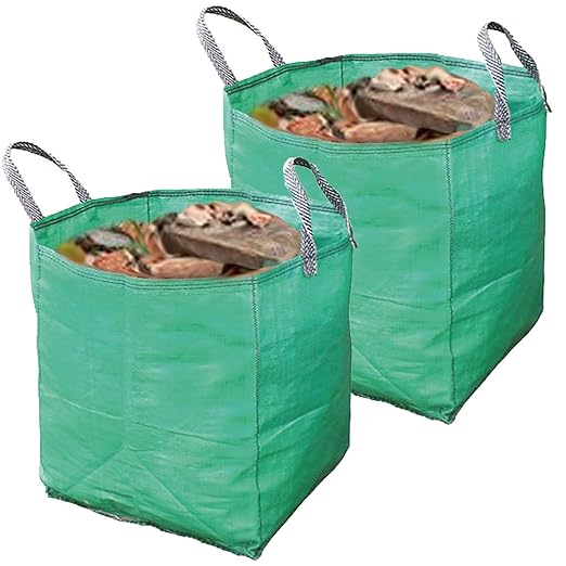 SPARES2GO Builders Heavy Duty Rubble Sack Rubbish Bag (120 Litre, Pack